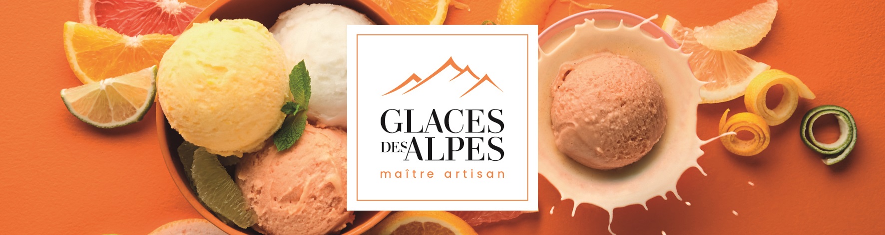 glaces des alpes